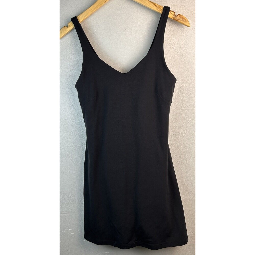 Lululemon Align Dress Black Athleisure Tennis Golf Pickleball Womens 8 Shorts